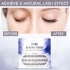 FYNE - KNOT FREE Individual Eyelashes, Black [60 Pcs, Ultra