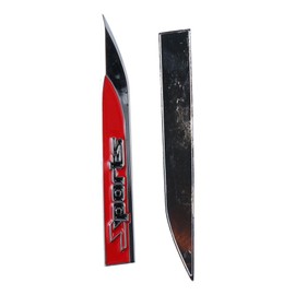 2 Pcs 3D Metal Sport Logo Emblem Badge, Sport Logo Emblem Blade Side Fender Metal Sticker for Car, Truck, Motorcycle