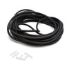 sourcingmap 10M 4mm Inner Dia Black Rubber Car Vacuum Hose