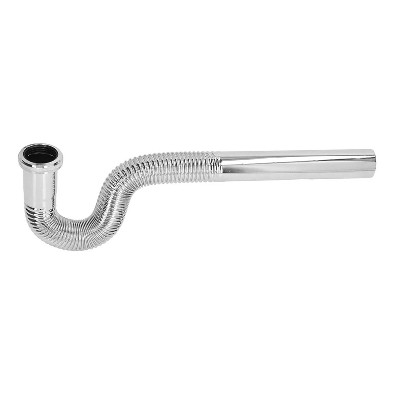 Brass Flexible P Trap Pipe Corrugated Decorative No Odor Bendable