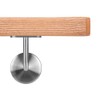 VKT Wooden Handrail 42 x 42 mm Wall Handrail Ash