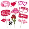 Valentine's Day Photo Booth Props Happy Lovers Selfie Photobooth Props,