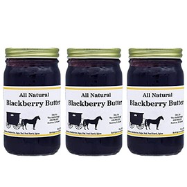 Flavored Butters Blackberry - 8 Oz Jar - Qty 3 Jars