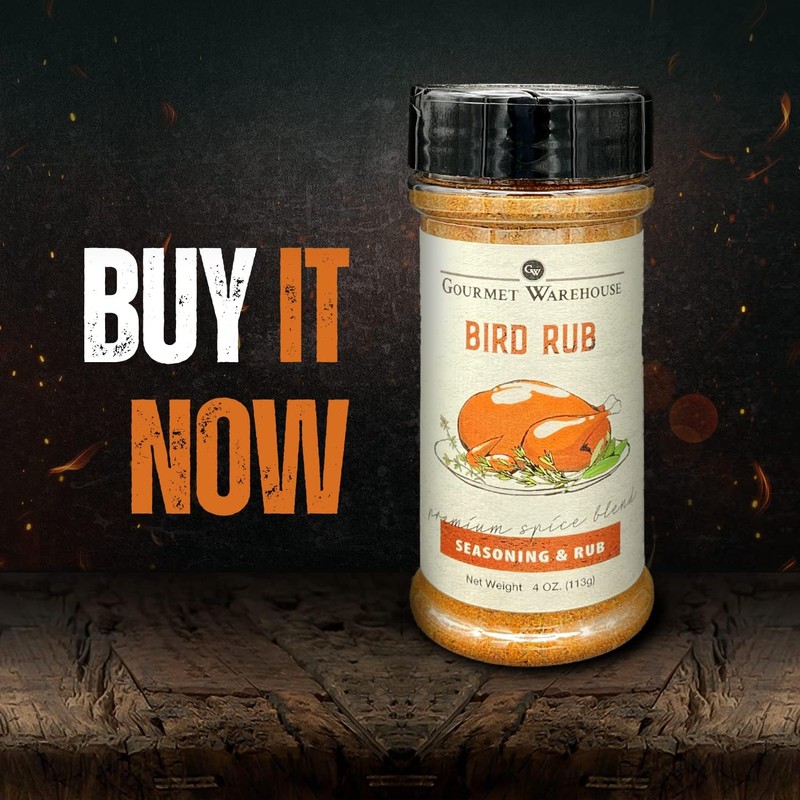 Gourmet Warehouse Bird Rub/Seasoning, 4 ozs, 3 Pack - Gluten