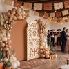 2 Pcs Mexican Arch Cover Cielito Lindo Backdrop,Brown