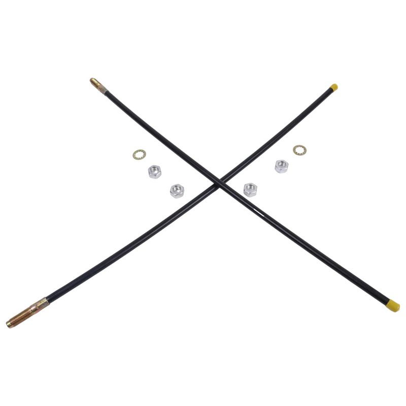 Chamixx 2PCS 22" Black Universal Snow Plow Blade Guide Markers