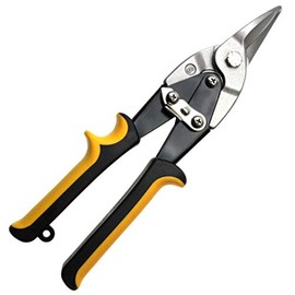 Tin Snips 250 mm Straight Cutting for Cutting Sheet Metal e.g. Steel, Aluminium, Copper, Brass, Plastic (Straight Cut)
