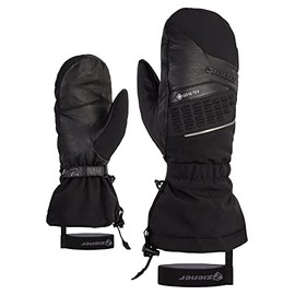 Ziener Men's Gastilo Ski Mittens / Winter Sports Gore-Tex Long Cuff PFC-Free Black 9.5