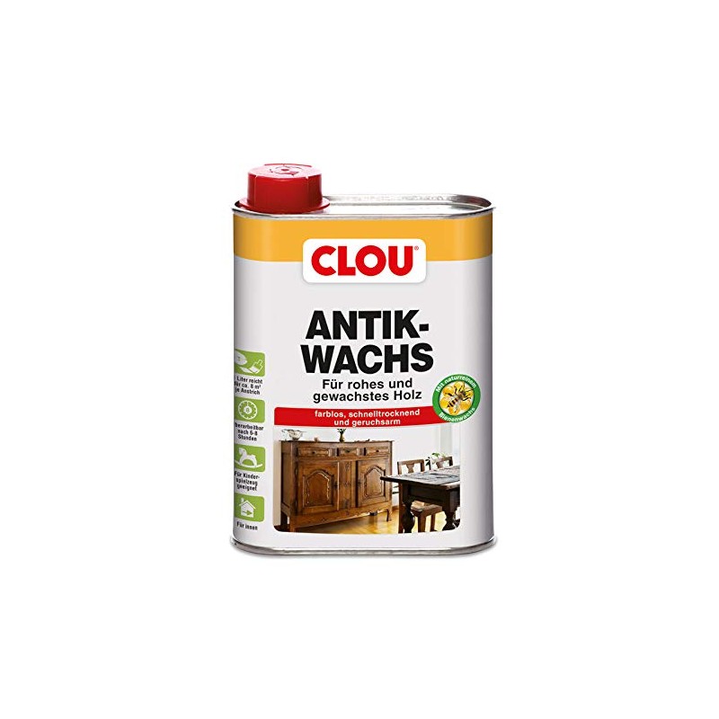 Holzwachs CLOU Antik-Wachs flüssig farblos 250 ml