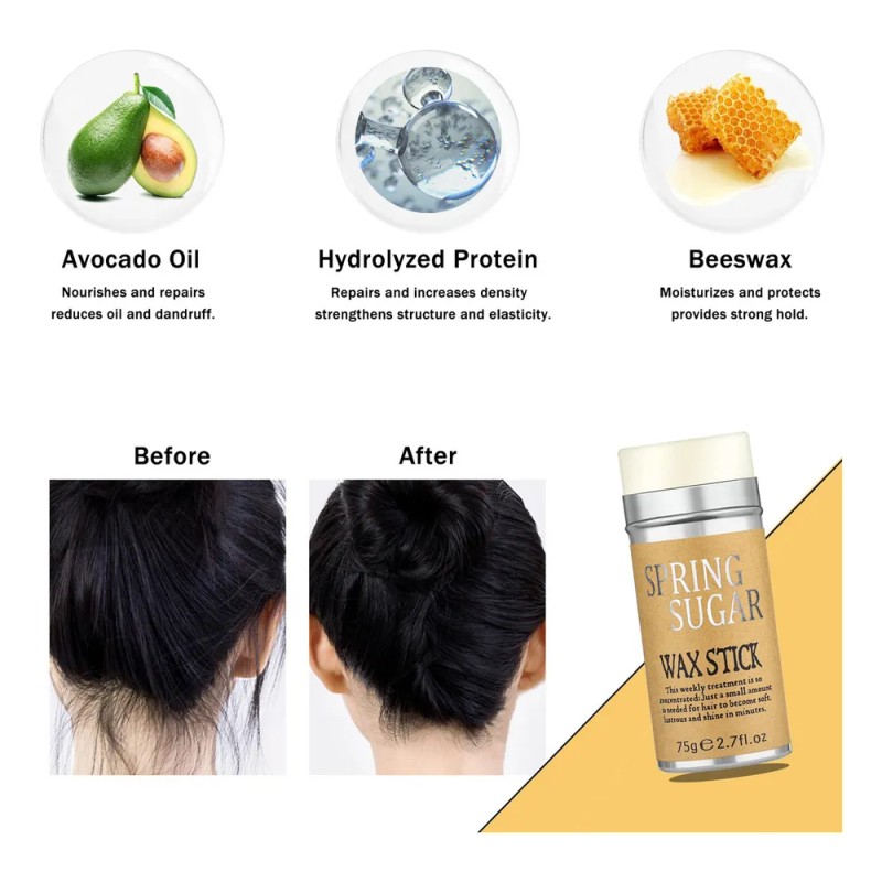 Kit Profesional de barras de cera para cabello dañado Spring
