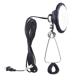 [ETL Certified] Cable Matters Portable LED Clamp Light for Workshop, Clamp On Light (LED Clamp Work Light) with 6 feet Cord, 800 Lumens, 9.5Watts, 5000K Daylight