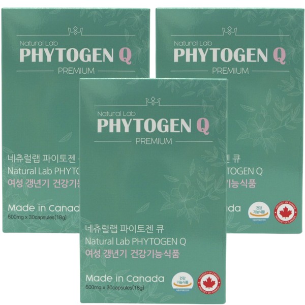 Natural Lab Phytogen Q 18g, 30 tablets, 3 units / 네츄럴랩 파이토젠 큐 18g, 30정, 3개