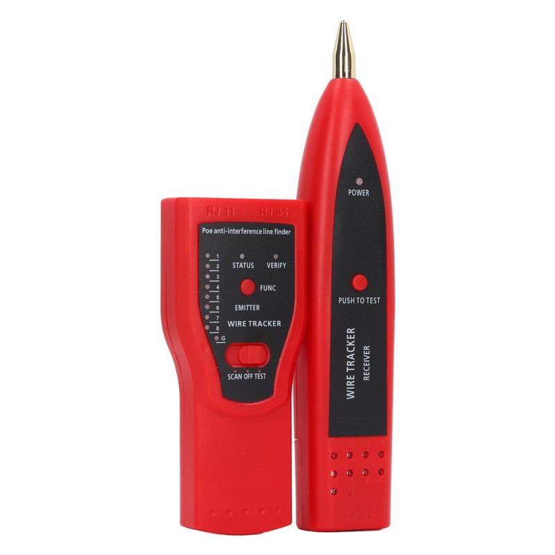 POE Net Cable Wire Tester Multifunctional ABS Regulable Sensitivity Ethernet