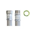 Eurotherm DN19 Reinforced Flexible 3/4-Inch Swivel Nut 3/4-Inch Outer Thread