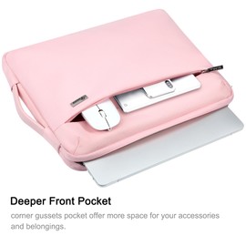 Voova Laptop Sleeve Case 15.6 16 Inch, 360° Protective Computer Carrying Cover Compatible with MacBook Pro/Max 16 M3 M2 M1 2023-2019, Dell XPS 15,15-16" Hp Acer Asus with Organizers,Waterproof