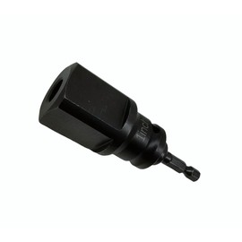 1" Tapered Male Square Drive Adapter/Pipe Plug Socket for Electric Drill, Converts Hand Crank to Motorized Winch for Camper & RV Jacks – Fits Pop-Up, Tent Camper, and RV Models