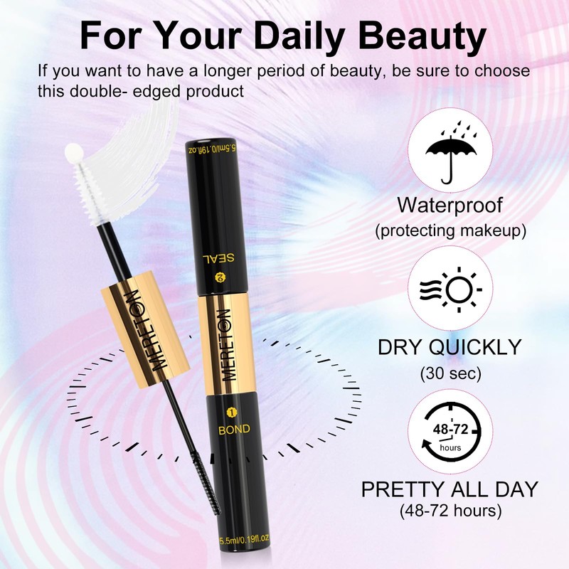 Eyelash Glue for False Eyelashes - 4 pcs Super Strong