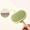 Wzenclave Cat hair removal brush set, one click release button