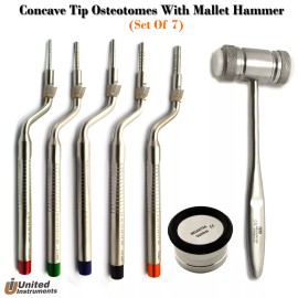 Medentra Sinus Lift OffSet Osteotome Bone Mallet Dental Implant Graft Surgery Instruments