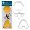 R & M International Honey bee Cookie Cutter, One Size,