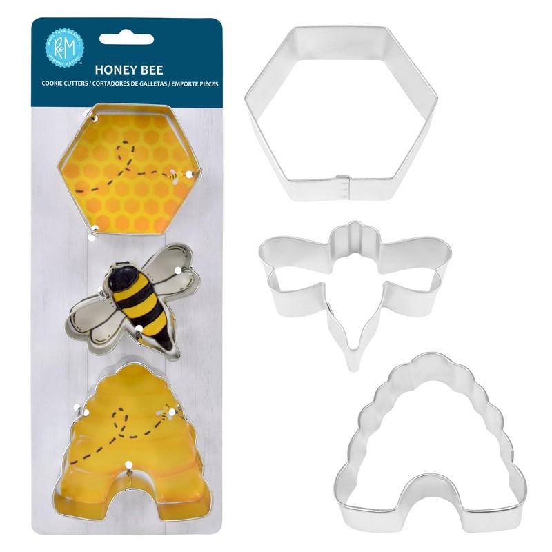 R & M International Honey bee Cookie Cutter, One Size,