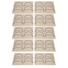 10pcs Scalp Tattoo Practice Skin Double Sides Pre Print Scalp
