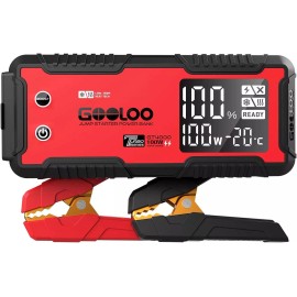 GOOLOO GT4000S/GT4000 Jump Starter 4000A Peak Car Starter 12V Lithium Jump Box - GT4000(Pre-heating Tech)
