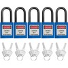 SAFBY Lockout Tagout Locks Loto Safety Padlock, Keyed Differently, OSHA