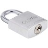 ABUS アバス南京錠 TITALIUM 64TI シルバー 25