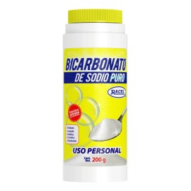 Bicarbonato De Sodio Puro Racel 200g Envase Con Dosificador