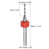 QUARKZMAN PCB Drill Bit 1.25mm Tungsten Carbide Rotary Tool Jewelry