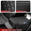 viriech Car Armrest Cushion, Multifunctional Car Tissue Holder, Car Armrest