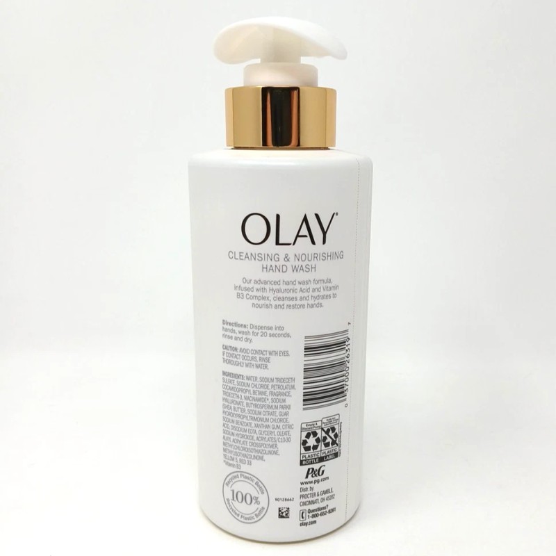 Olay Jasmine Hyaluronic Acid Hand Wash Soap B3 Cleansing &