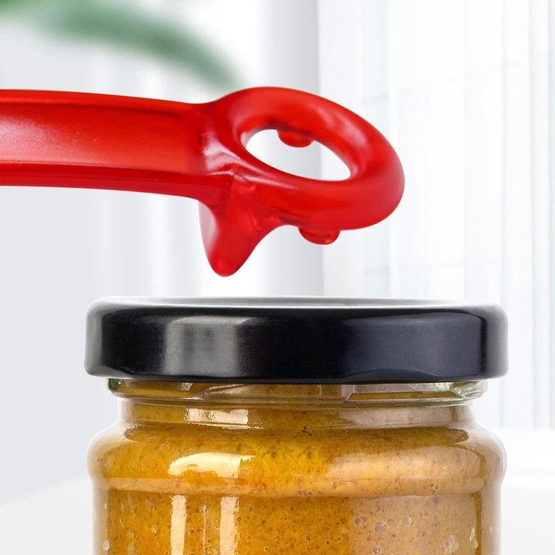 1 Pack Red Jar-key Jar Opener The Original Easy Use