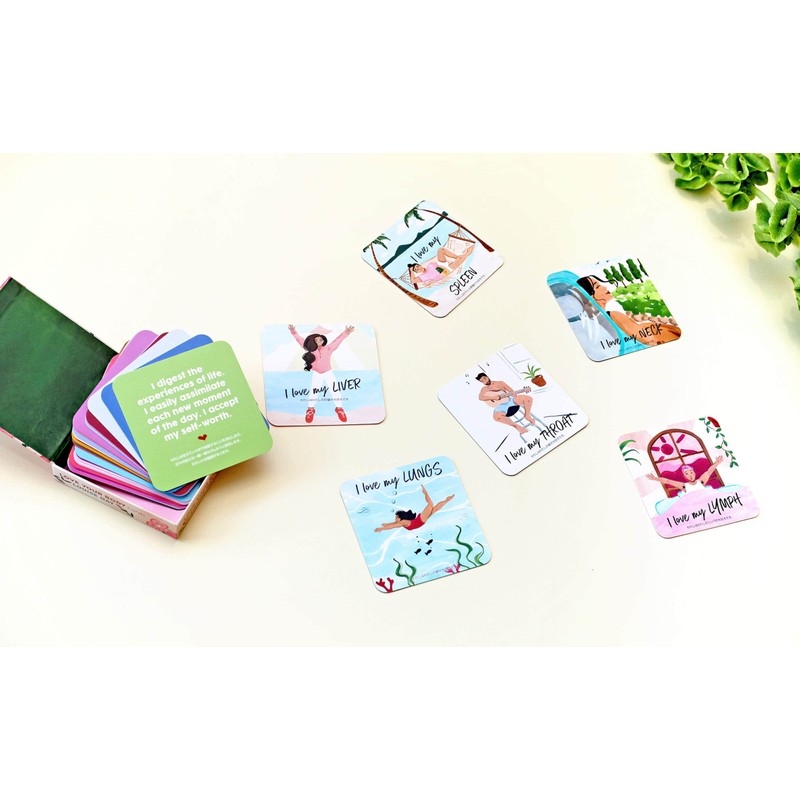 Oracle Card Healing Card, Japanese Divination Telling, Love Your Body