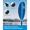 OCEANBROAD Kayak Paddle 95in/241cm Alloy Shaft Kayaking Boating Canoeing Oar