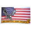 Flaggenfritze® Flag USA with Eagle We Support Our Troops –
