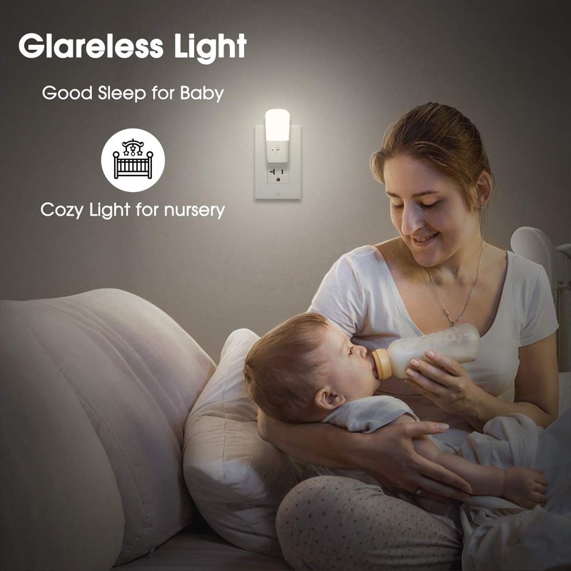 LOHAS Dimmable Night Light, Plug in LED Night Light Dusk