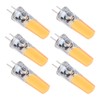 6PCS GY6.35 Bulb 5W COB Light Bulb 500lm Silicone Ceiling