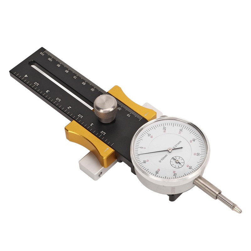Fafeicy Table Saw Gauge, Woodworking Table Saw Gauge Adjustable Calibration