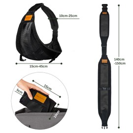 IBOPUXIU Baby Carrier, Ergonomic Hip Carrier, Baby Carrier Sided, Adjustable Baby Sling Baby, Baby Carrier Newborn from Birth for Newborns to 3-36 Months (Black)