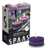 Spaas 12 Maxi Scented Tealights in Transparent Clear Cup, ±