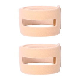 Aroncent TFCC Wrist Support Brace: 2 Pack Adjustable Compression Wrap - Wrist Widget for Triangular Fibrocartilage Complex Injury Ulnar Sided Wrist Pain - Beige