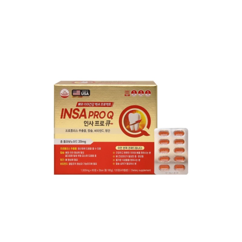 Bone and Teeth Health Insa Pro Q 60 tablets, 2