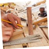 KONTONTY 6 pcs Textured Wooden Boards for DIY Crafts Natural