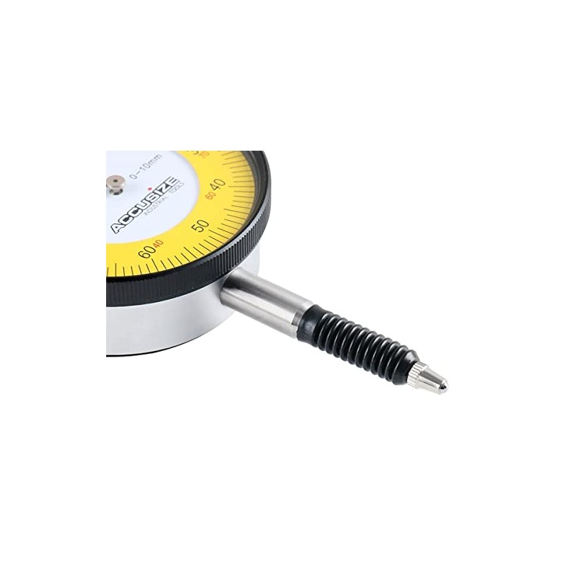 Accusize Industrial Tools 0-1mm x 0.01mm Plain Back IP54 Shockproof