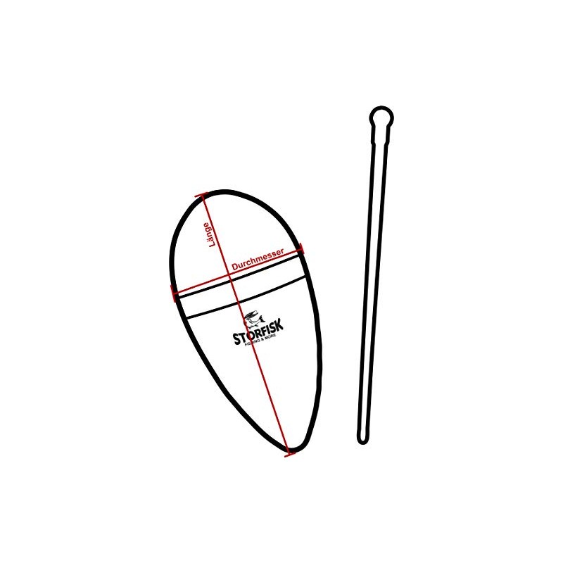 Storfisk fishing & more Hard Foam Predator Floats Set Locking