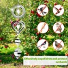 3 Sets Bird Frighten Devices for Outside, 3D Reflective Stainless