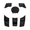 6pcs Multimedia Control Button Multifunction Piano Black Plug and Play