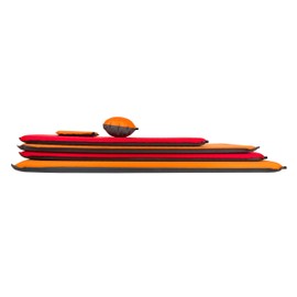 TETON Sports Regular Sleeping Pad; Sleeping Mat for Camping and Backpacking, Orange, 75" x 24" x 2" (1041A)